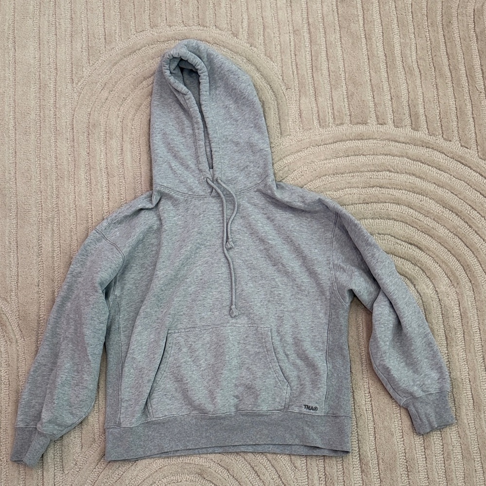 TNA Cozy Fleece Sweatshirt in Gray